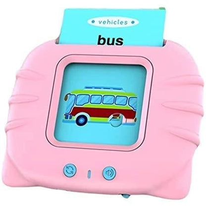 Talking English Words Flash Cards Reading Early Talking Flashcards Toy for Kids - 112 pcs Card. (Multi Color-1 to 6 Year)