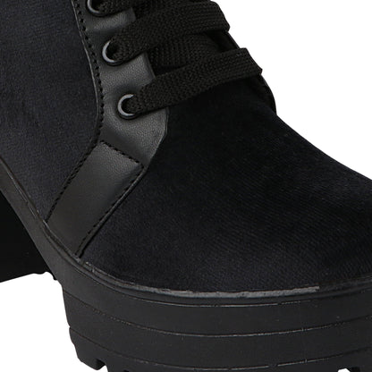 Super Platform Ankle Heel Boots