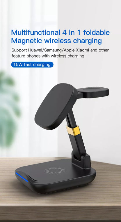4 in 1 Multifunction Magnetic Wireless Charger