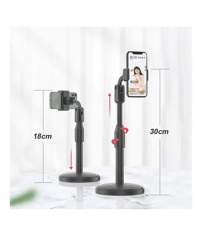 Mobile Phone Stand | Cell Phone Holder Comes with Solid Body/Adjustable Height & 360 Degree Rotate Angle