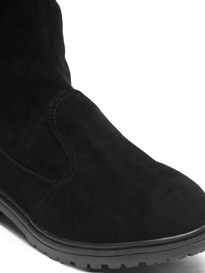 Black Winter Long Boots