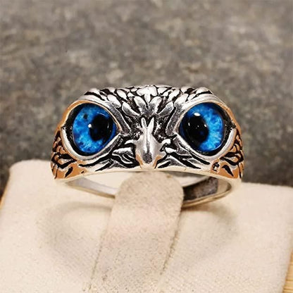 925 Silver Owl Ring