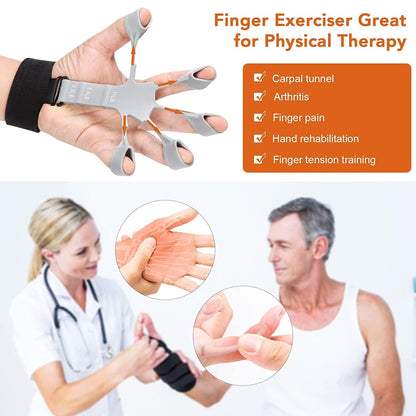 🔥6 Resistant Level Finger Exerciser