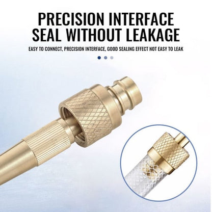 Portable High Pressure Washing Water Nozzle (Brass)