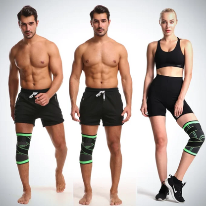 Pressurized & Elastic Knee Brace support ( PACK OF 2 PCS)