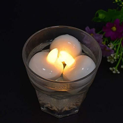 10 Water Sensor Floating Tealight  Battery Operated Waterproof LED Flame less Flickering Lights Candles