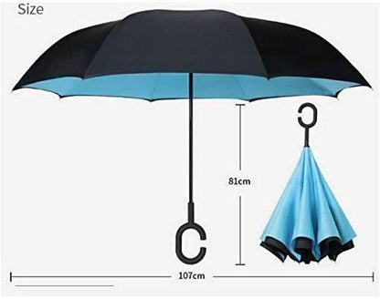 (🔥HOT SALE NOW - 41% OFF) Double Layer Inverted Reversible Umbrella