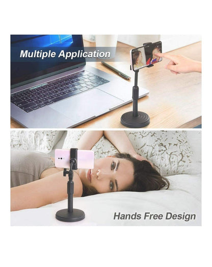 Mobile Phone Stand | Cell Phone Holder Comes with Solid Body/Adjustable Height & 360 Degree Rotate Angle