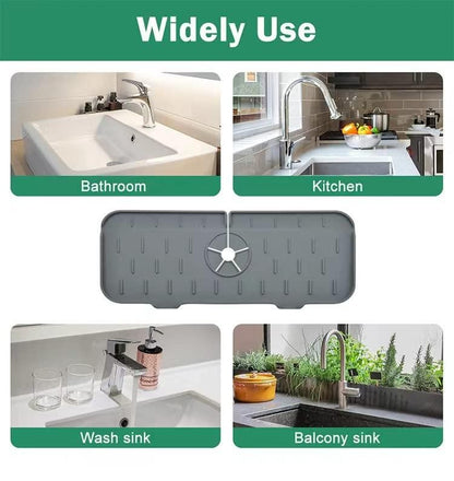 🔥 Silicone Sink Faucet Mat for Kitchen and Bathroom 🔥