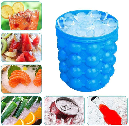 Ice Cube Bucket - Silicone Ice Cube Maker