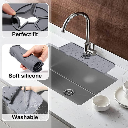 🔥 Silicone Sink Faucet Mat for Kitchen and Bathroom 🔥