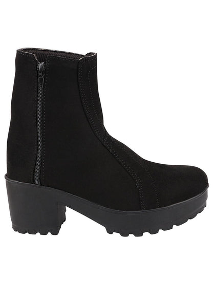 La Dolce Vita Black Heel Boots