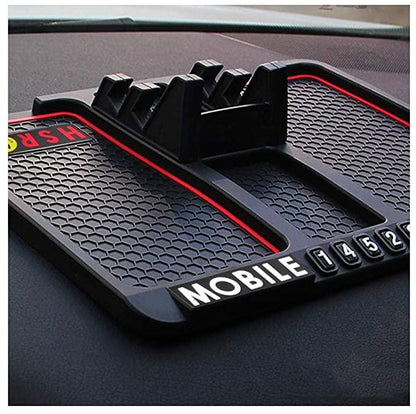 Non-slip Phone Pad For 4-in-1 Car Anti-slip Multifunctional Car Dashboard Mat Keys Cell Phone Stand Holder Pad