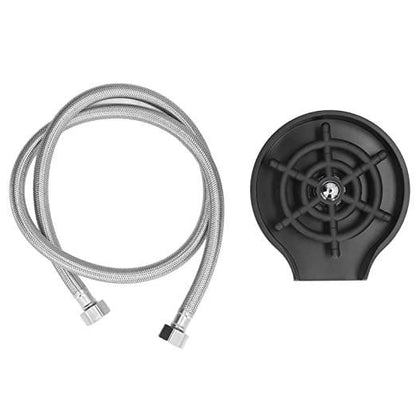 Cup Washer-Metal Faucet Glass Washer Cleanfree Black Easy Clean for Household Bars