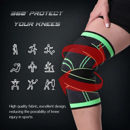 Pressurized & Elastic Knee Brace support ( PACK OF 2 PCS)