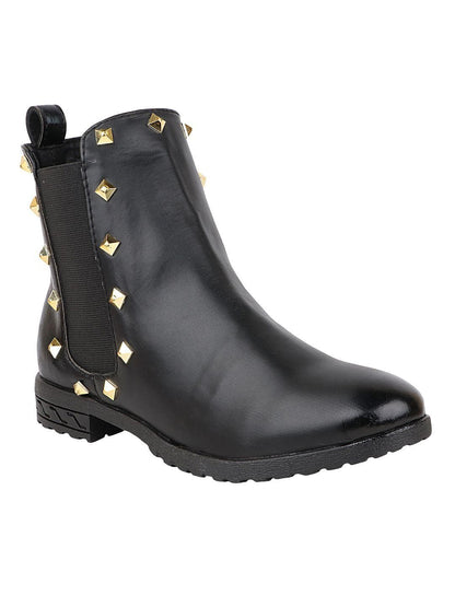 Studded Detail Chelsea Boots