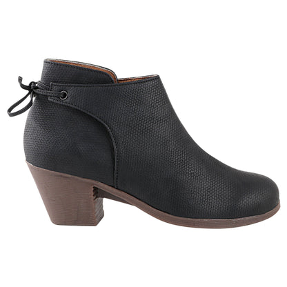 Pretty Girl Black Heel Boots