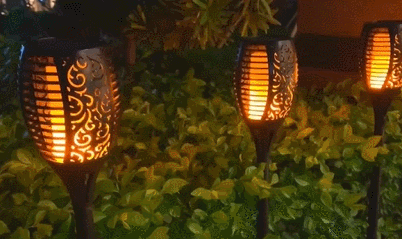 Solar Flame Torch Lamp