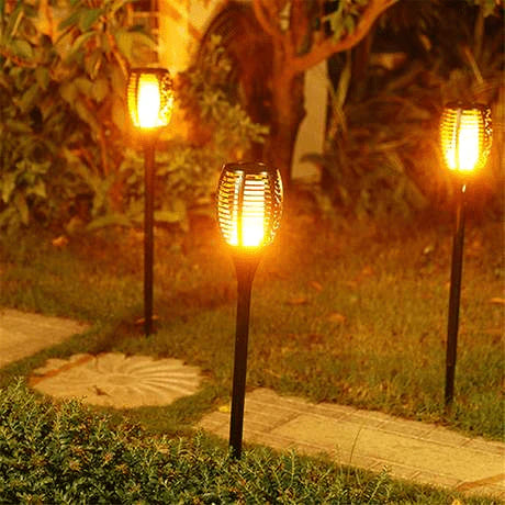 Solar Flame Torch Lamp