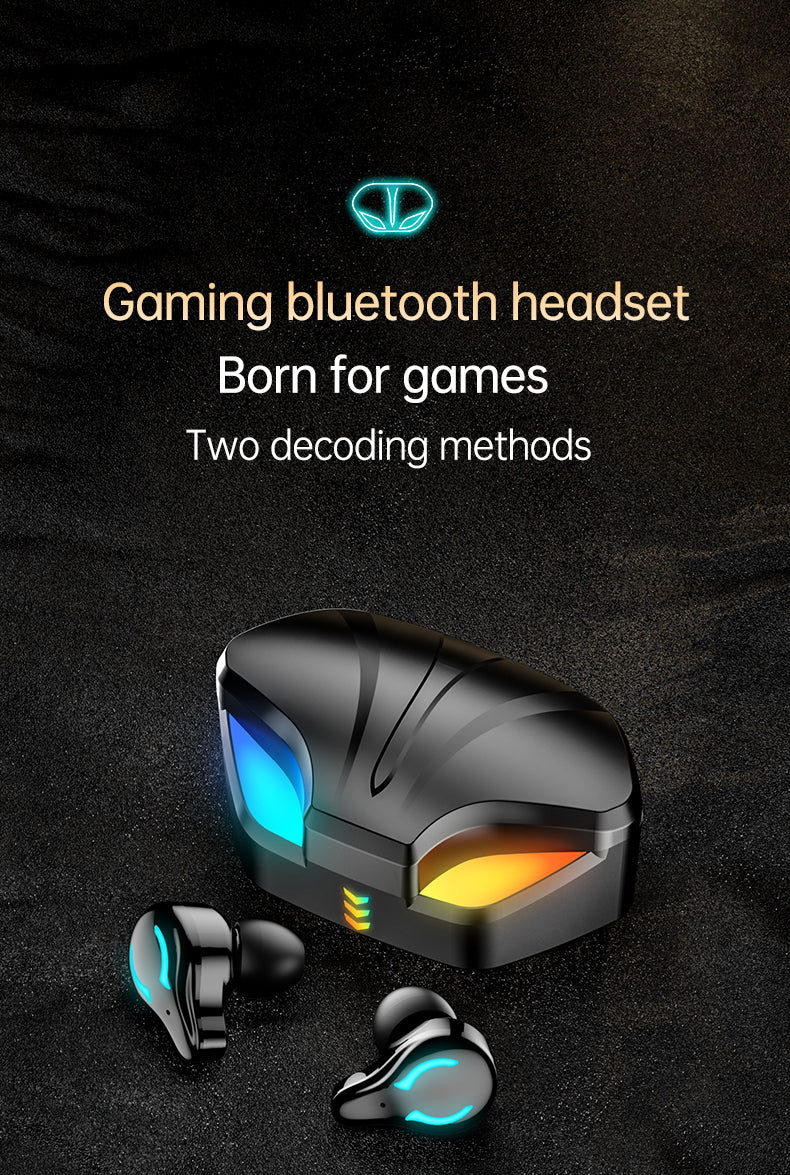 TWS Wireless Gaming Earphone With Noise Reduction & E-Sport Mode