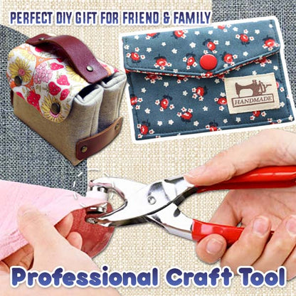 Snap Button DIY Craft Kit (with 144 pcs buttons box)