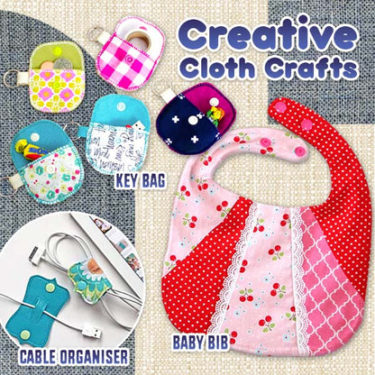Snap Button DIY Craft Kit (with 144 pcs buttons box)