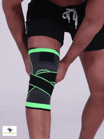 Pressurized & Elastic Knee Brace support ( PACK OF 2 PCS)