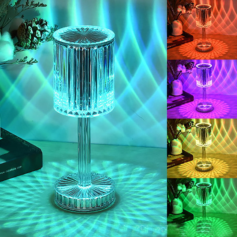 Diamond Table Lamp Crystal led Lamp Multicolour with remote control