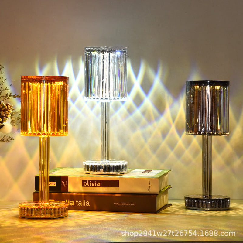 Diamond Table Lamp Crystal led Lamp Multicolour with remote control