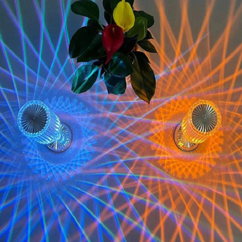 Diamond Table Lamp Crystal led Lamp Multicolour with remote control