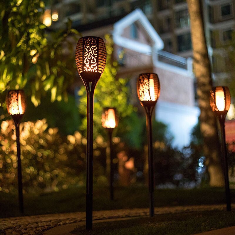 Solar Flame Torch Lamp