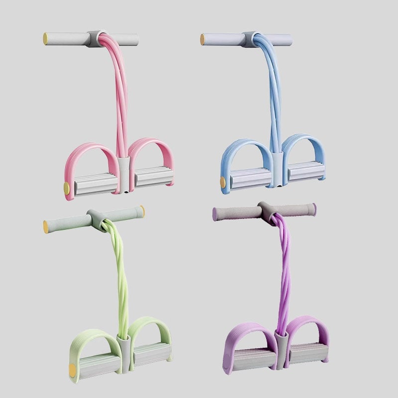 Multifunction pedal resistance band color options